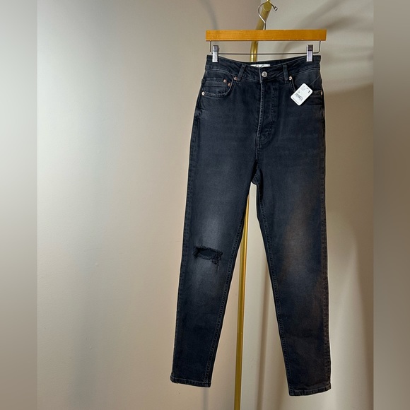 NEW, Free People We The Free Zuri Size 26 Mom Jeans Dusty Roads - Picture 2 of 6